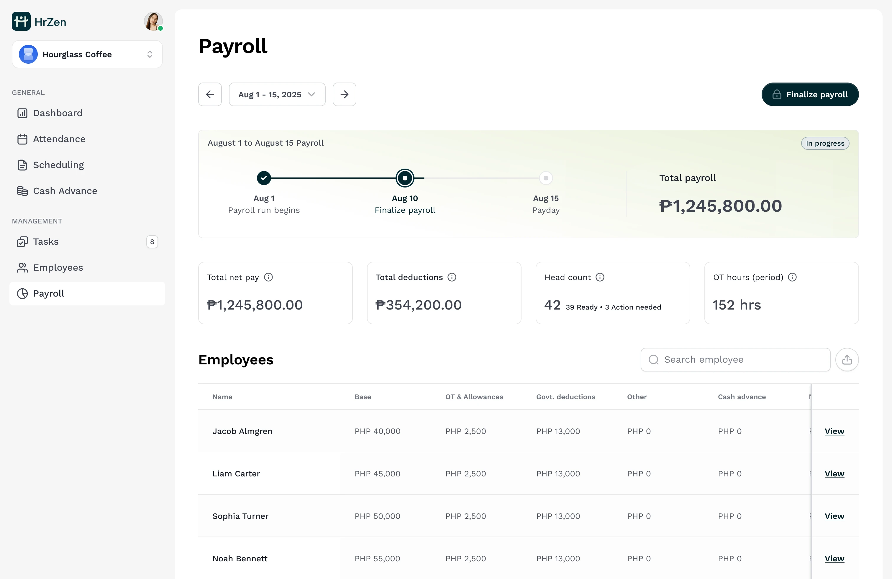 HRZen — screenshot 1