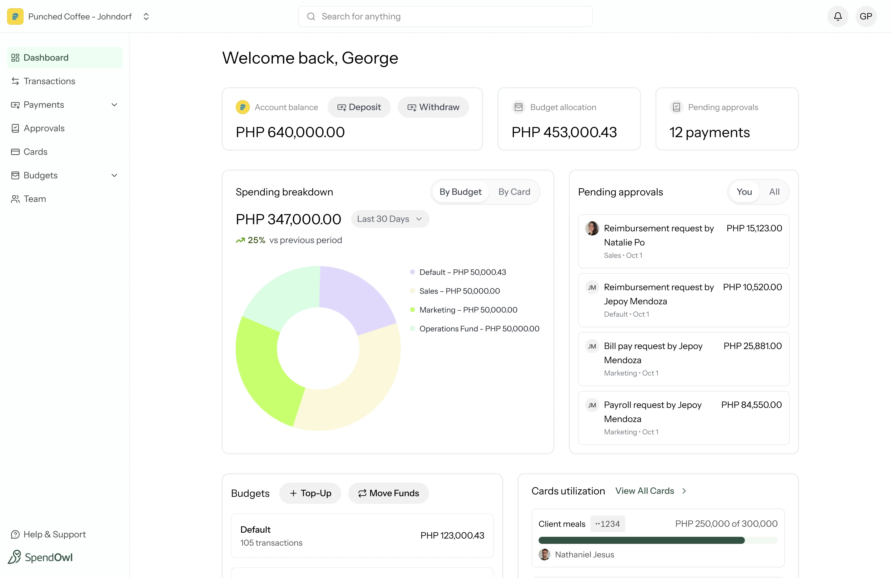 SpendOwl — screenshot 1