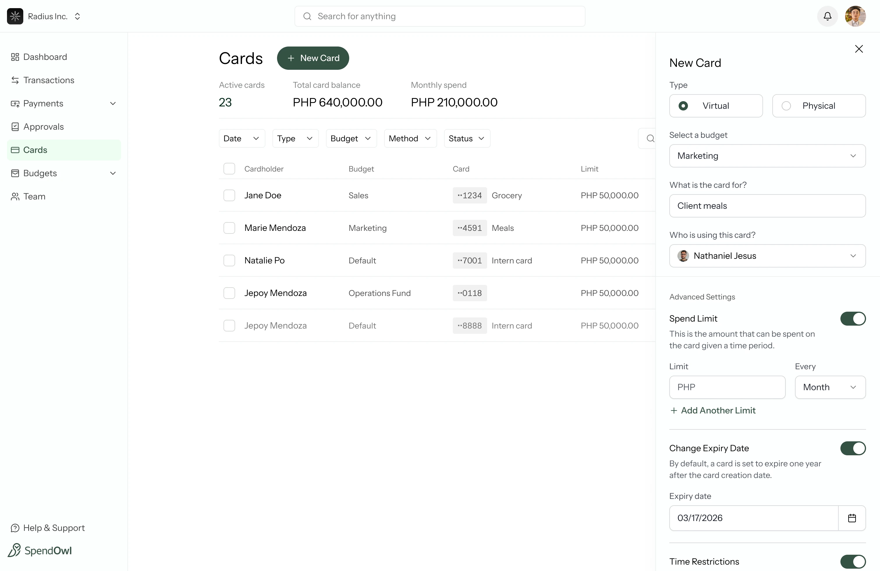 SpendOwl — screenshot 2